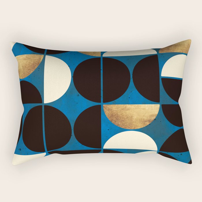 Retro Moon Rectangular Pillow Gallery Image 2
