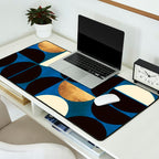 Retro Moon Desk Mat Gallery Image 2