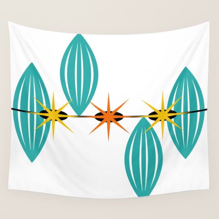 Mid-Century Modern Art 1.5 Wall Tapestry Gallery Image 1