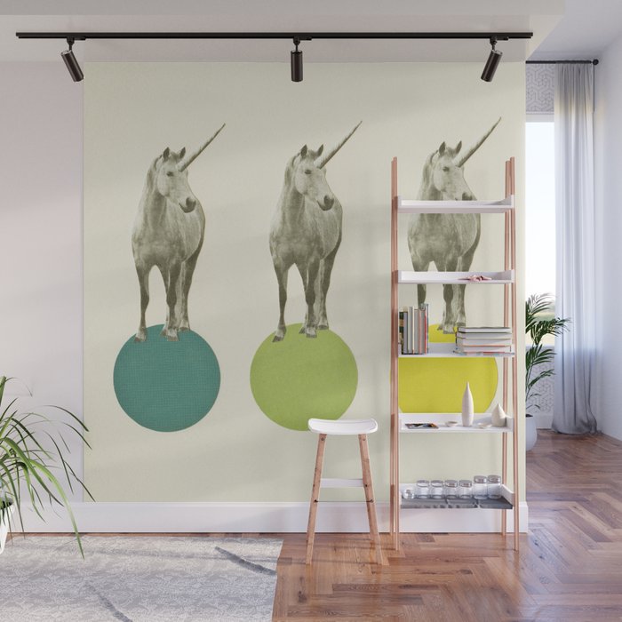 Unicorn Parade Wall Mural Gallery Image 1