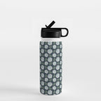 Coming Up Daisies . Navy Water Bottle Gallery Image 1