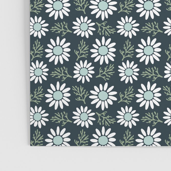 Coming Up Daisies . Navy Poster Gallery Image 3