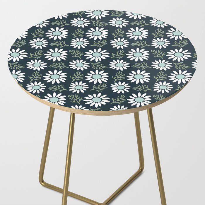 Coming Up Daisies . Navy Side Table Gallery Image 2