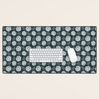 Coming Up Daisies . Navy Desk Mat Gallery Image 1