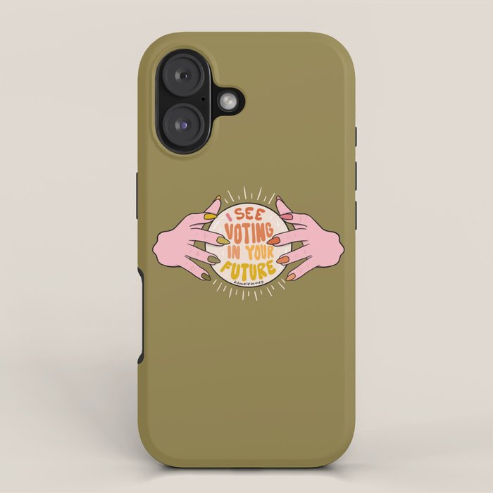 I See Voting in Your Future iPhone Case Gallery Image 1