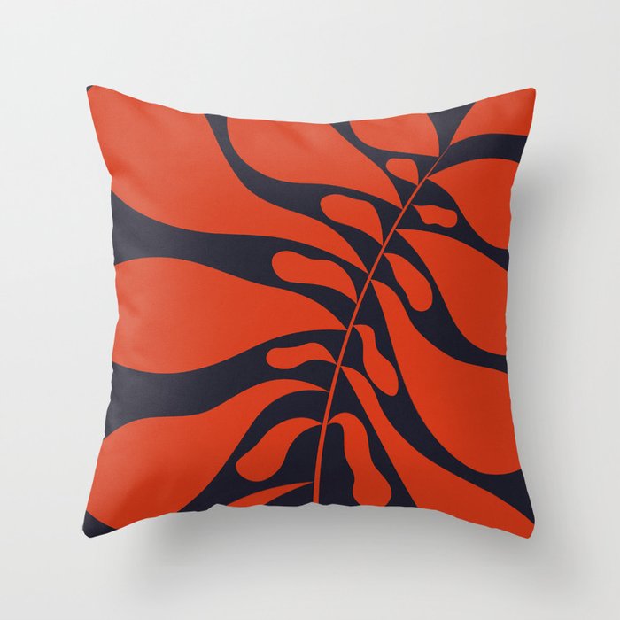 Lazy Plant #1 Throw Pillow Gallery Image 1