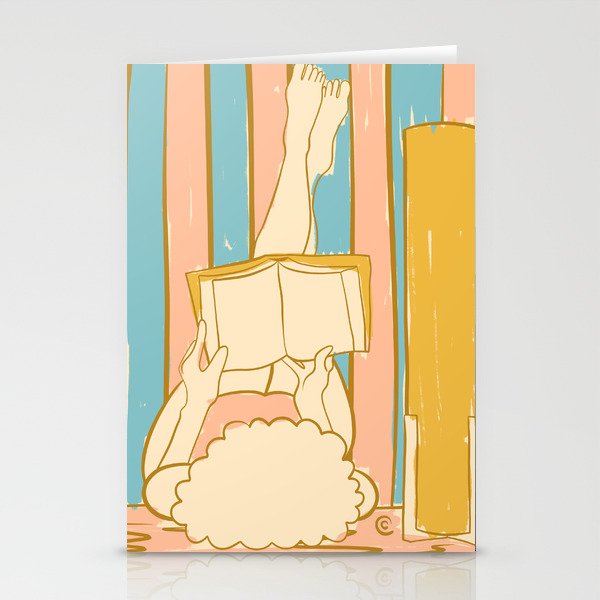 Portrait of a Woman Reading - Quiet Time 4 Stationery Card Gallery Image 2