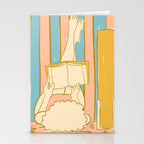 Portrait of a Woman Reading - Quiet Time 4 Stationery Card Gallery Image 2