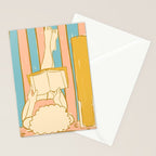 Portrait of a Woman Reading - Quiet Time 4 Stationery Card Gallery Image 2