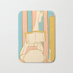 Portrait of a Woman Reading - Quiet Time 4 Bath Mat Gallery Image 1