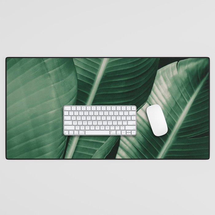 Banana leaf allure Desk Mat Gallery Image 1