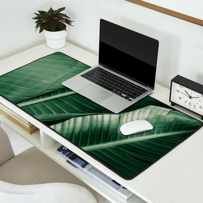 Banana leaf allure Desk Mat Gallery Image 2