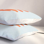 Fire Red: Wild Leaf | Matisse Foliage Paper Cutouts 01 Pillow Sham Gallery Image 3