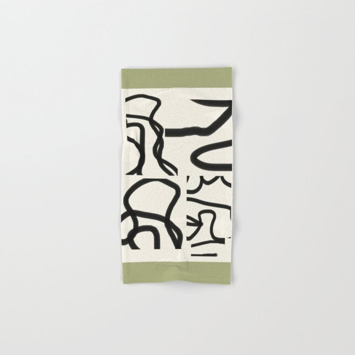 Abstract line art 191 Bath Towel Gallery Image 1