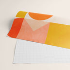 mid century geometry sunny 4 Wrapping Paper Gallery Image 2
