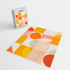 mid century geometry sunny 4 Jigsaw Puzzle Gallery Image 2