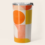 mid century geometry sunny 4 Travel Mug Gallery Image 2