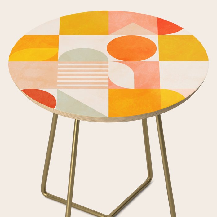 mid century geometry sunny 4 Side Table Gallery Image 2
