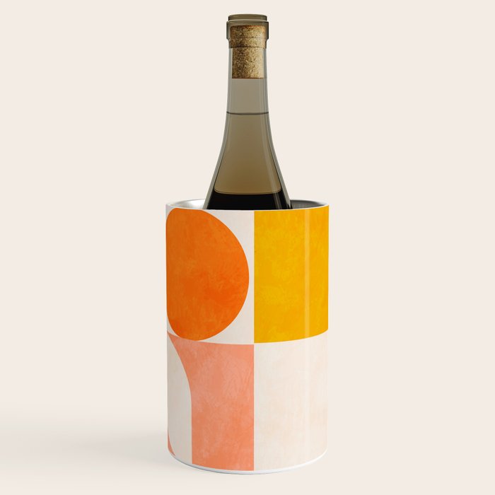 mid century geometry sunny 4 Wine Chiller Gallery Image 3