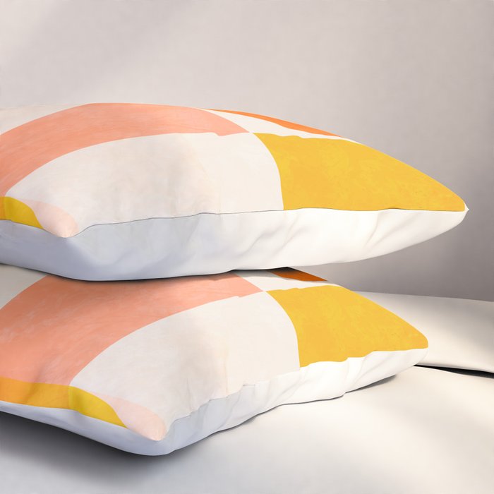 mid century geometry sunny 4 Pillow Sham Gallery Image 3