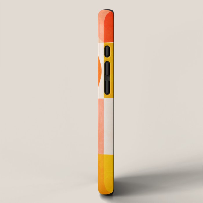 mid century geometry sunny 4 iPhone Case Gallery Image 2