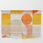 mid century geometry sunny 4 Wall Hanging Gallery Image 1