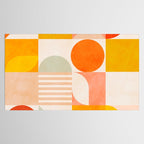 mid century geometry sunny 4 Tablecloth Gallery Image 2