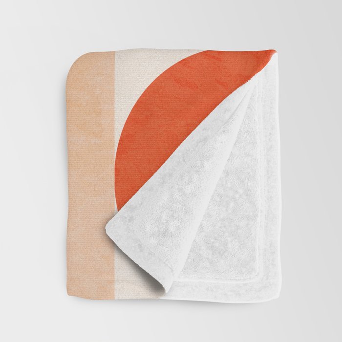 mid century geometry sunny 4 Throw Blanket Gallery Image 3