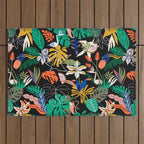 Paradisiacal Nightlife Outdoor Rug Gallery Image 1