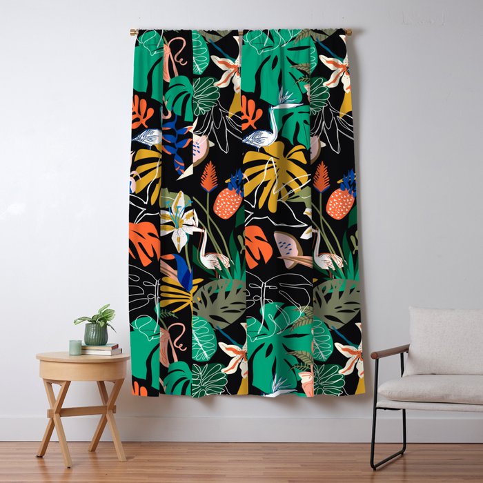 Paradisiacal Nightlife Window Curtain Gallery Image 5