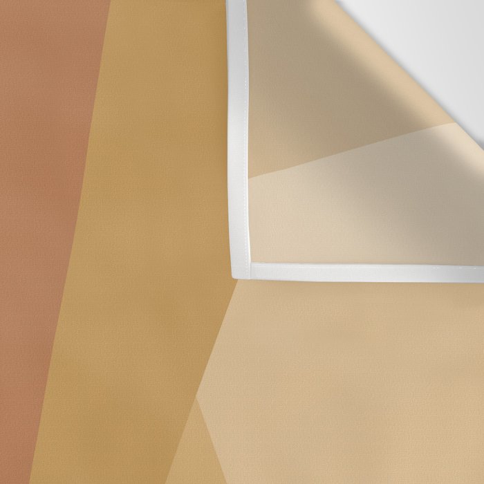 Geometric Triangles XII Earthy Rustic Wall Tapestry Gallery Image 3