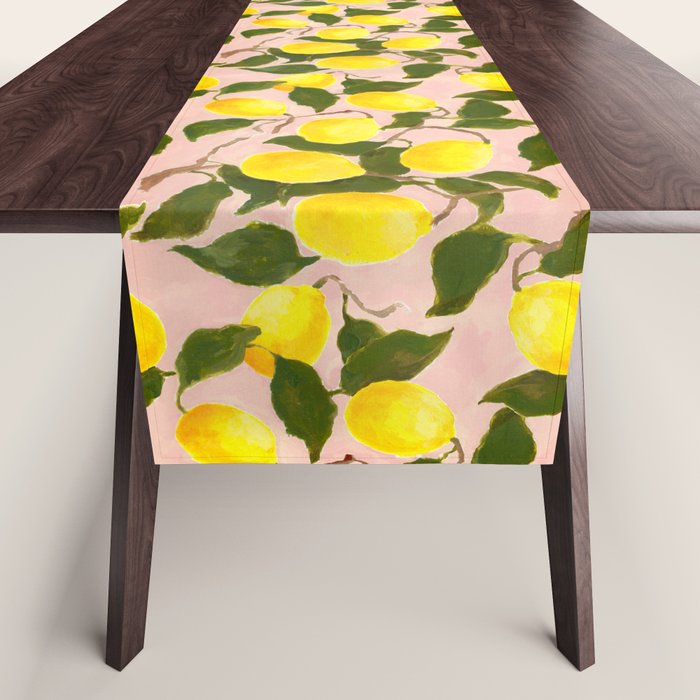 Summer Harvest Lemon Table Runner Gallery Image 1