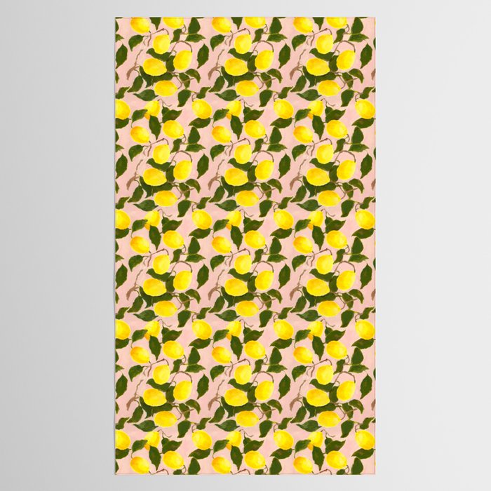 Summer Harvest Lemon Tablecloth Gallery Image 2