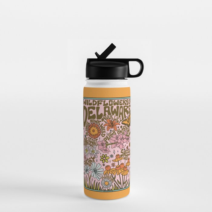 Delaware Wildflowers Water Bottle Gallery Image 1