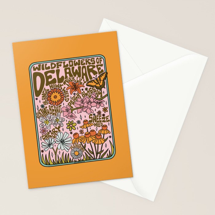 Delaware Wildflowers Stationery Card Gallery Image 2