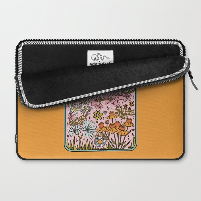 Delaware Wildflowers Laptop Sleeve Gallery Image 2