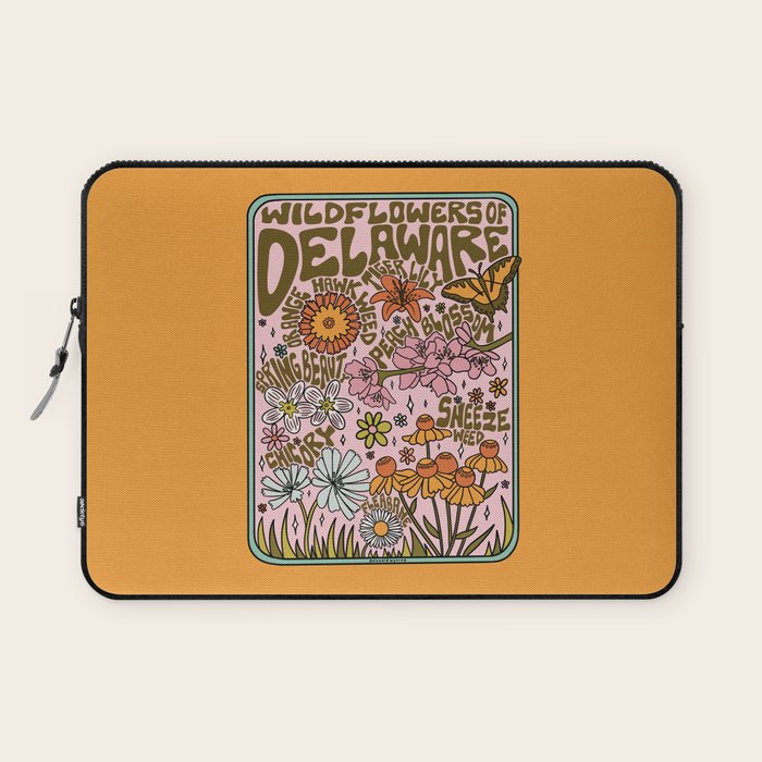 Delaware Wildflowers Laptop Sleeve Gallery Image 1
