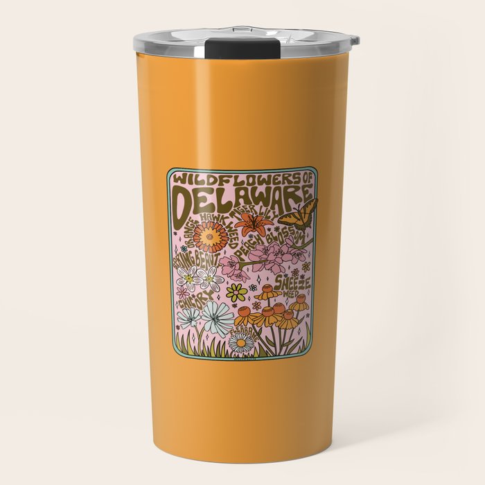 Delaware Wildflowers Travel Mug Gallery Image 1