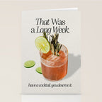 You Deserve a Cocktail Stationery Card Gallery Image 2