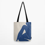 Woman Nude in Blue Tote Bag Gallery Image 2