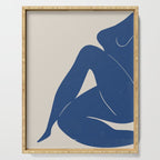 Woman Nude in Blue Serving Tray Gallery Image 1