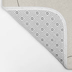 Swans in Ink - Elegant Minimalist Art Bath Mat Gallery Image 2