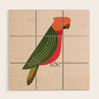 Whimsy Australian King Parrot Wood Wall Art Gallery Image 1