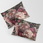 Deepest Night Flower Bouquet  Pillow Sham Gallery Image 3