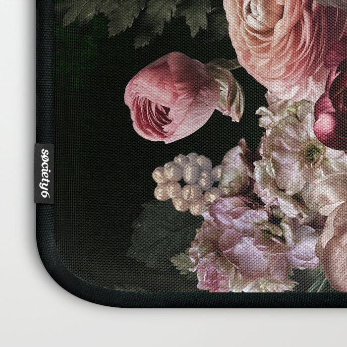 Deepest Night Flower Bouquet  Laptop Sleeve Gallery Image 3