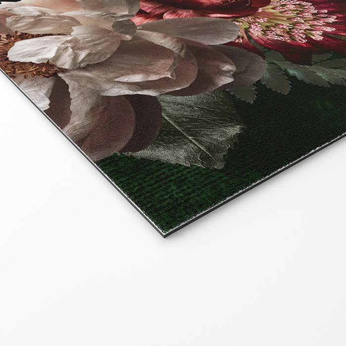 Deepest Night Flower Bouquet  Welcome Mat Gallery Image 2