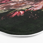 Deepest Night Flower Bouquet  Bath Mat Gallery Image 3