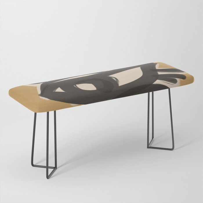 Abstract line art eyes 10 Bench Gallery Image 1