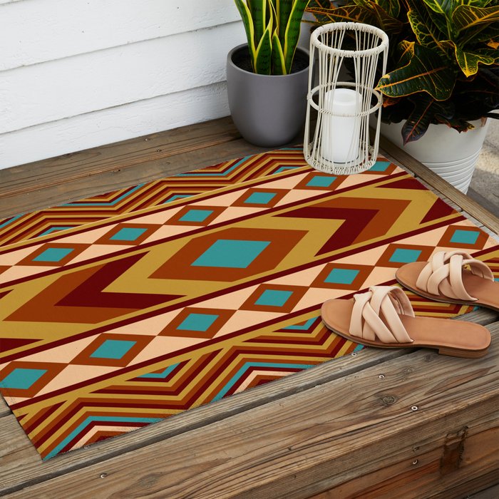 Southwestern Navajo Outdoor Rug Gallery Image 2