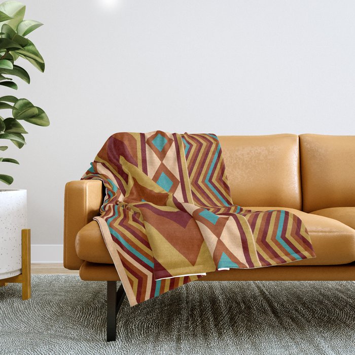 Southwestern Navajo Throw Blanket Gallery Image 1